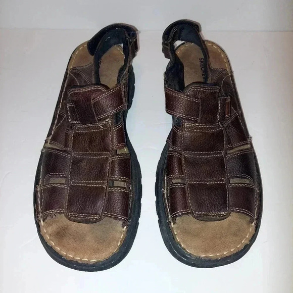 Skechers Chunky Mens Platform Fisherman Sandal sz 12 - Picture 1 of 9